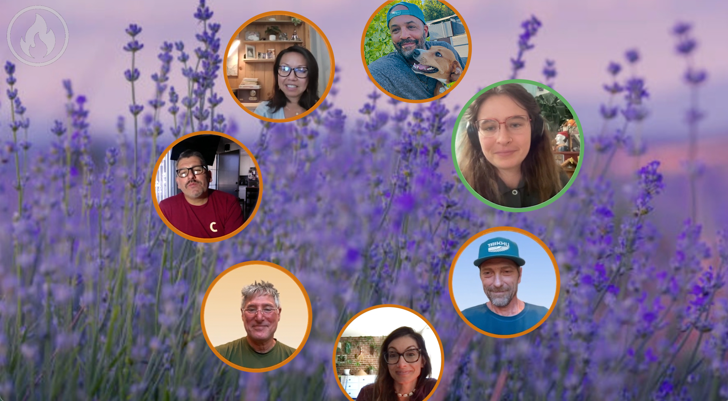 CircleUp gathering in the lavender room